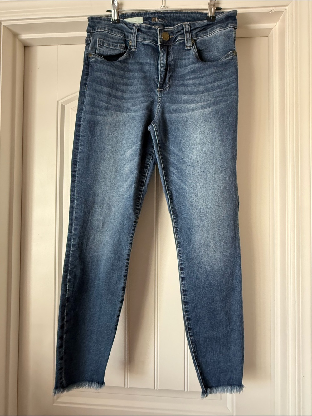 KUT from the Kloth Connie Ankle Skinny Raw Hem Jeans - Size 10